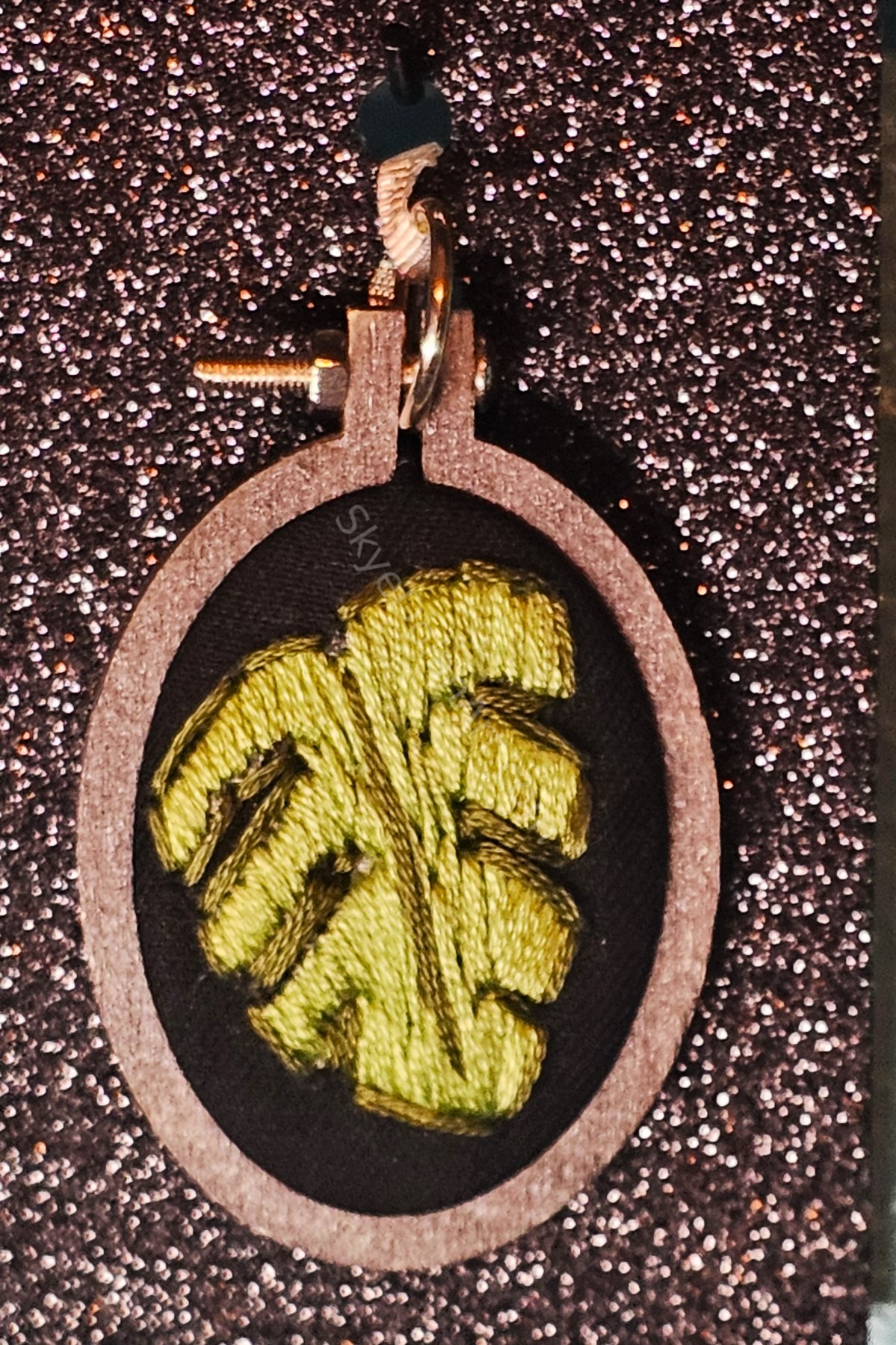 Monstera Pendant by Skye Dolan